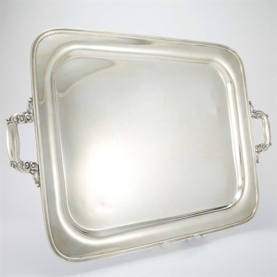 Lot 273 - American Sterling Silver Tray Of rectangular...