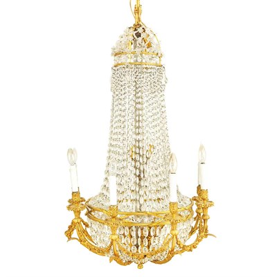 Lot 442 - Louis XVI Style Gilt-Bronze Sixteen-Light...