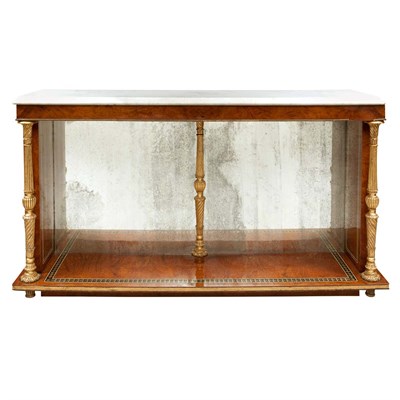 Lot 359 - Regency Parcel Gilt, Brass and Ivory Inlaid...