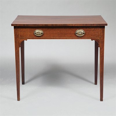 Lot 411 - George III Style Mahogany Side Table Height 31...