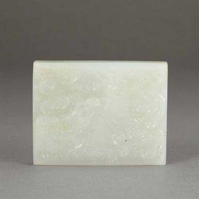 Lot 135 - Chinese White Jade Belt Hook 19th Century Of...