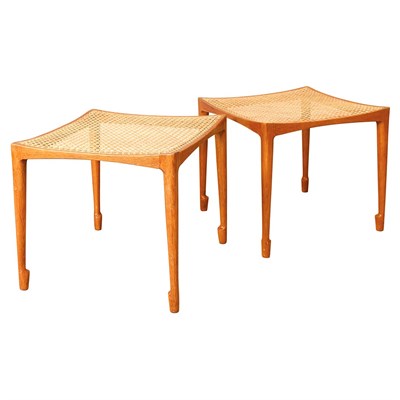 Lot 251 - Bernt Petersen Danish, b. 1937 Pair of Stools,...