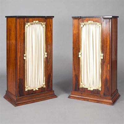 Lot 483 - Pair of William IV Parcel Gilt Rosewood Side...