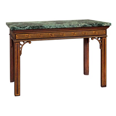 Lot 420 - George III Painted and Parcel Gilt Mahogany...