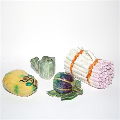 Lot 224 - Group of Four Chinese Porcelain Fruits and...