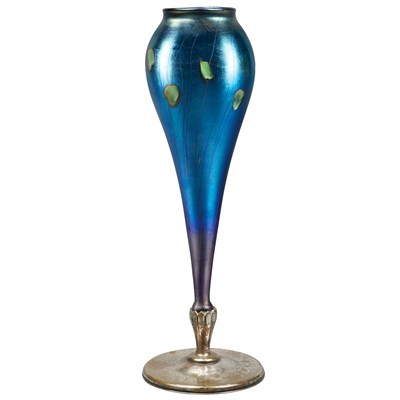 Lot 556 - Tiffany Furnaces Silvered Bronze and Favrile...