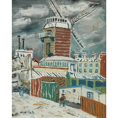 Lot 80 - Elisee Maclet French, 1881-1962 Moulin de la...