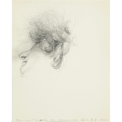 Lot 80 - Jim Dine American, b. 1935 Nancy Sleeping,...