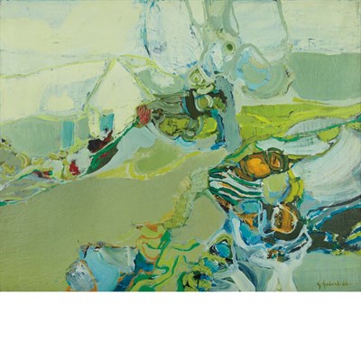 Lot 37 - Gabriel Godard French, b. 1933 Paysage a la...