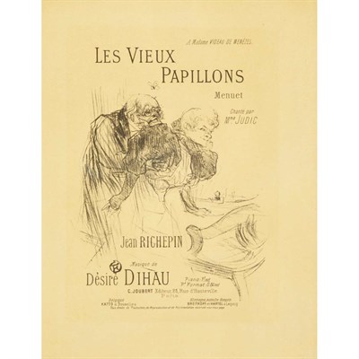 Lot 69 - Henri de Toulouse-Lautrec ADIEU; LES VIEUX...
