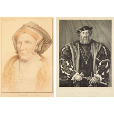 Lot 60 - After Hans Holbein THE BUTS Color stipple...