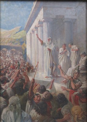 Lot 102 - Stephen Reid British, 1873-1948 The Riot at...