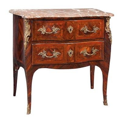 Lot 191 - Louis XV Gilt-Bronze Mounted Tulipwood and...