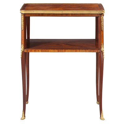 Lot 216 - Louis XVI Style Gilt-Metal Mounted Tulipwood...