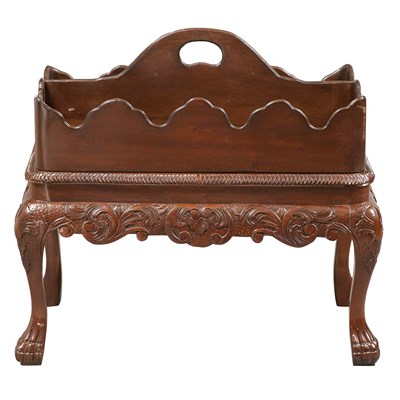 Lot 146 - Georgian Mahogany Storage Tray on Stand Height...