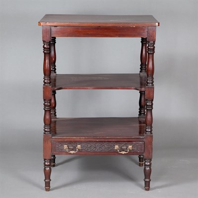 Lot 145 - Regency Style Mahogany Three-Tier Etagere...