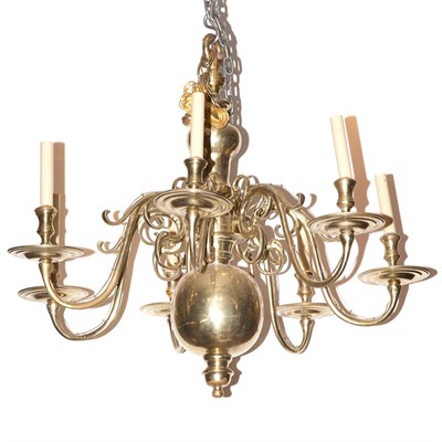Lot 435 - Dutch Baroque Style Seven-Light Chandelier...