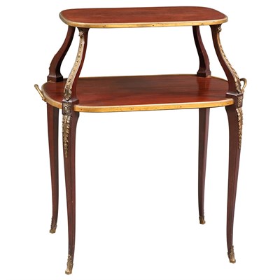 Lot 341 - Louis XV/XVI Style Gilt-Metal Mounted Two-Tier...