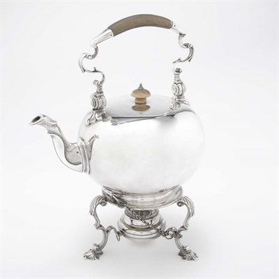 Lot 298 - Victorian Sterling Silver Teapot on Stand...