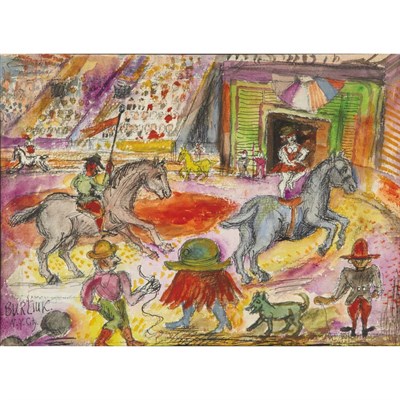 Lot 370 - David Burliuk Russian/American, 1882-1967...