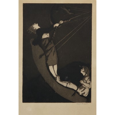 Lot 79 - Laura Knight SWING BOATS (BOLLING/WITHINGTON...
