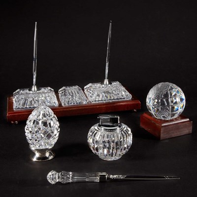 Lot 151 - Group of Waterford Desk Articles Comprising a...