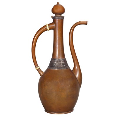 Lot 234 - Gorham Co. Mixed Metal Coffee Pot Circa 1883...