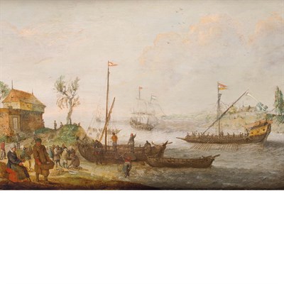 Lot 11 - Flemish School 17th Century Figures Loading...