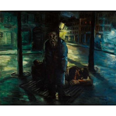 Lot 81 - Frans Masereel Belgian, 1889-1972 Les Pauvres,...
