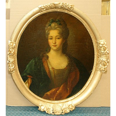 Lot 60 - Manner of Jean-Marc Nattier Portrait of a Lady...