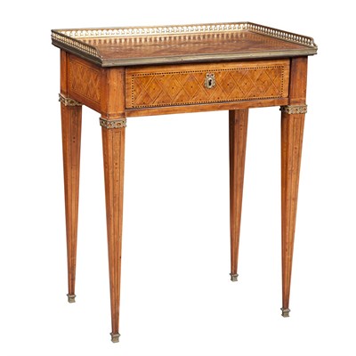 Lot 476 - German Neoclassical Gilt-Bronze Mounted...
