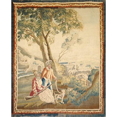 Lot 550 - Aubusson Tapestry France, 19th century...