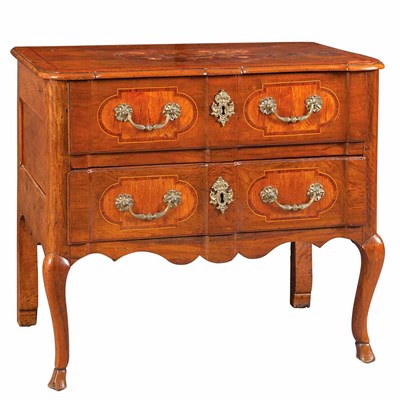 Lot 200 - Continental Rococo Rosewood and Tulipwood...