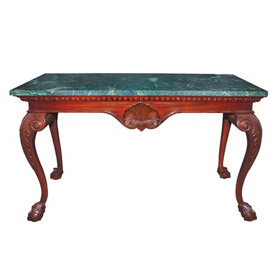 Lot 227 - Irish George II Style Marble Top Mahogany...