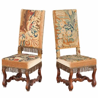 Lot 145 - Pair of Continental Baroque Style Tapestry...
