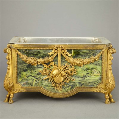 Lot 778 - Louis XVI Style Gilt-Bronze Mounted Marble...