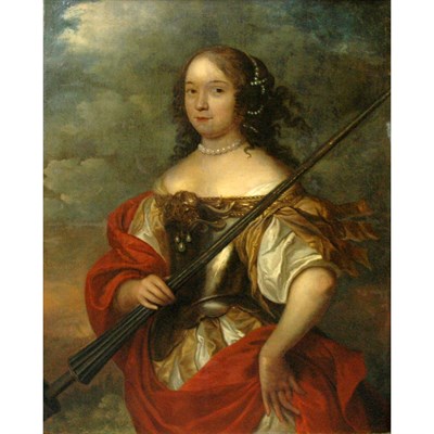 Lot 34 - Follower of Anthony van Dyke Portrait of a...