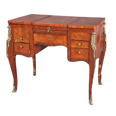 Lot 127 - Louis XV Style Gilt-Bronze Mounted Tulipwood...