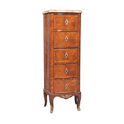 Lot 196 - Louis XV Style Gilt-Bronze Mounted Tulipwood...