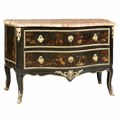 Lot 417 - Louis XV Gilt-Bronze Mounted and Lacquer...