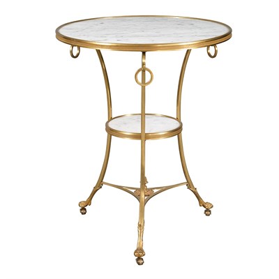 Lot 462 - Continental Neoclassical Style Gilt-Metal and...