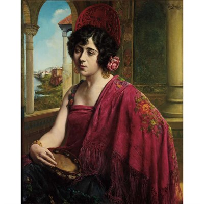 Lot 25 - Leon de Meutter Brunin Belgian, 1861-1949...