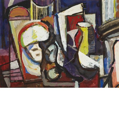 Lot 160 - John von Wicht American, 1888-1970 Cubist...