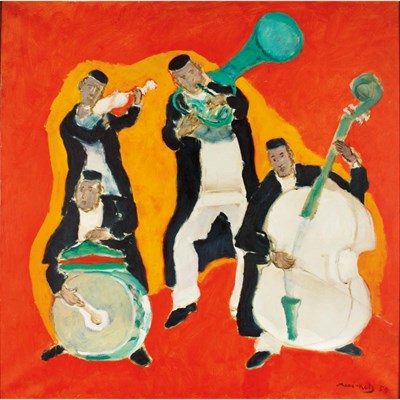Lot 63 - Mane-Katz French/Ukrainian, 1894-1962 Four...