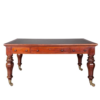 Lot 325 - William IV Scottish Mahogany Library Table...