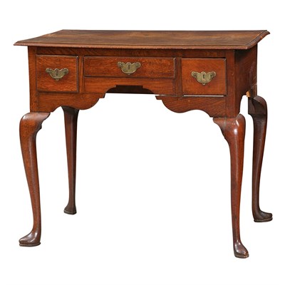 Lot 229 - George II Oak Work Table Mid 18th century The...