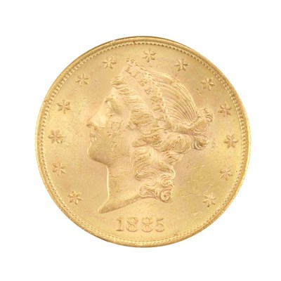 Lot 379 - United States, $20 1885 S Liberty Extremely...