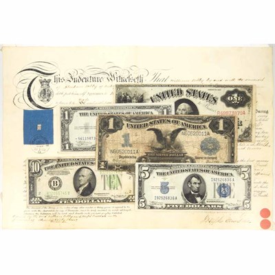 Lot 296 - U.S. Bank Note Group Lot of twenty-one notes...