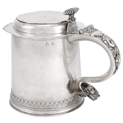 Lot 269 - English Silver Tankard Marked VPD, 18th/19th...