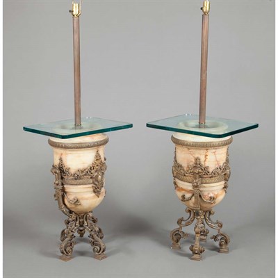 Lot 446 - Pair of Louis XVI Style Gilt-Metal Mounted...